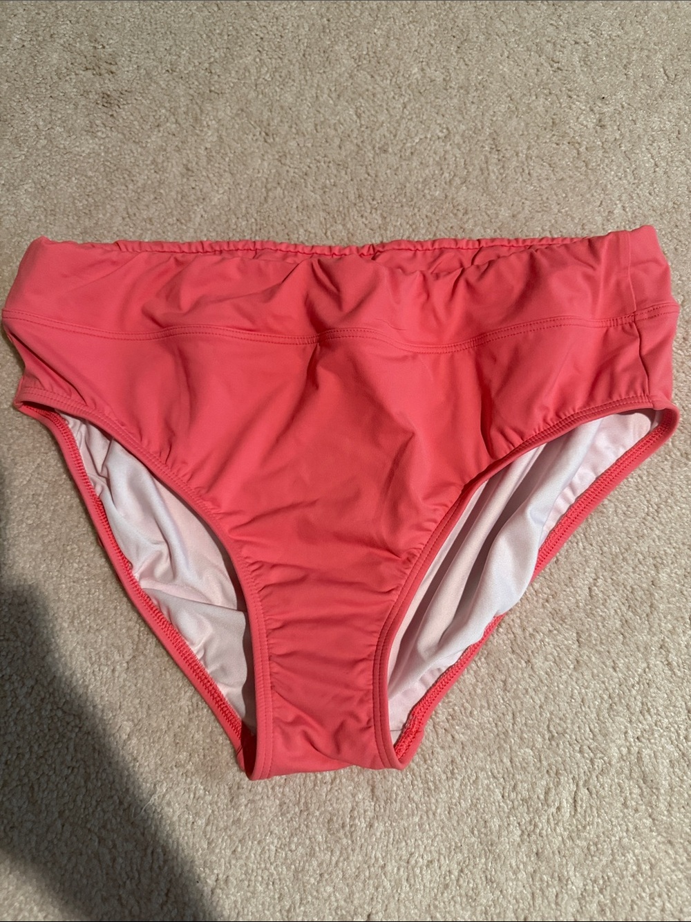 Lands' End Coral Bikini Bottoms